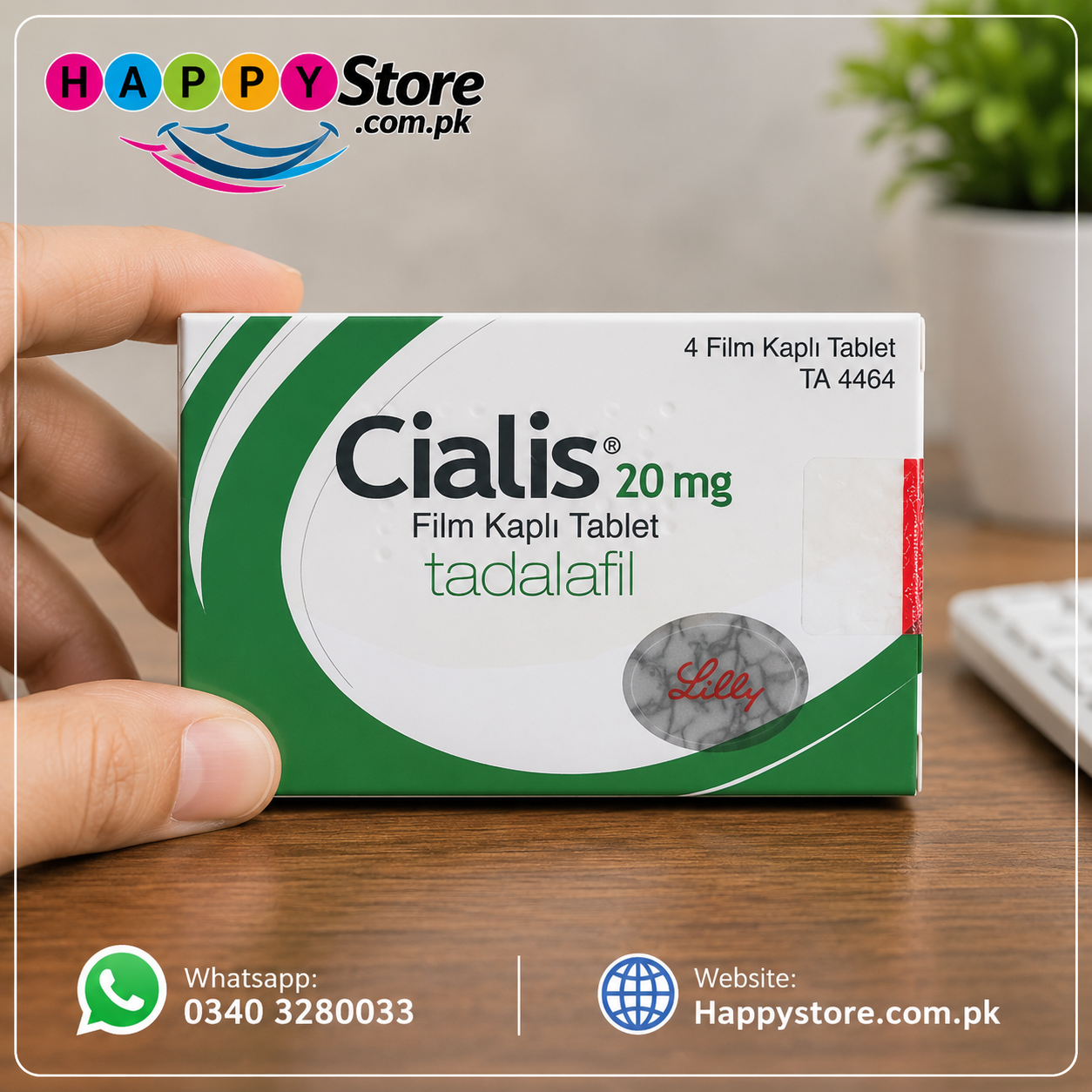 Cialis 20mg 4 Tablets In Pakistan