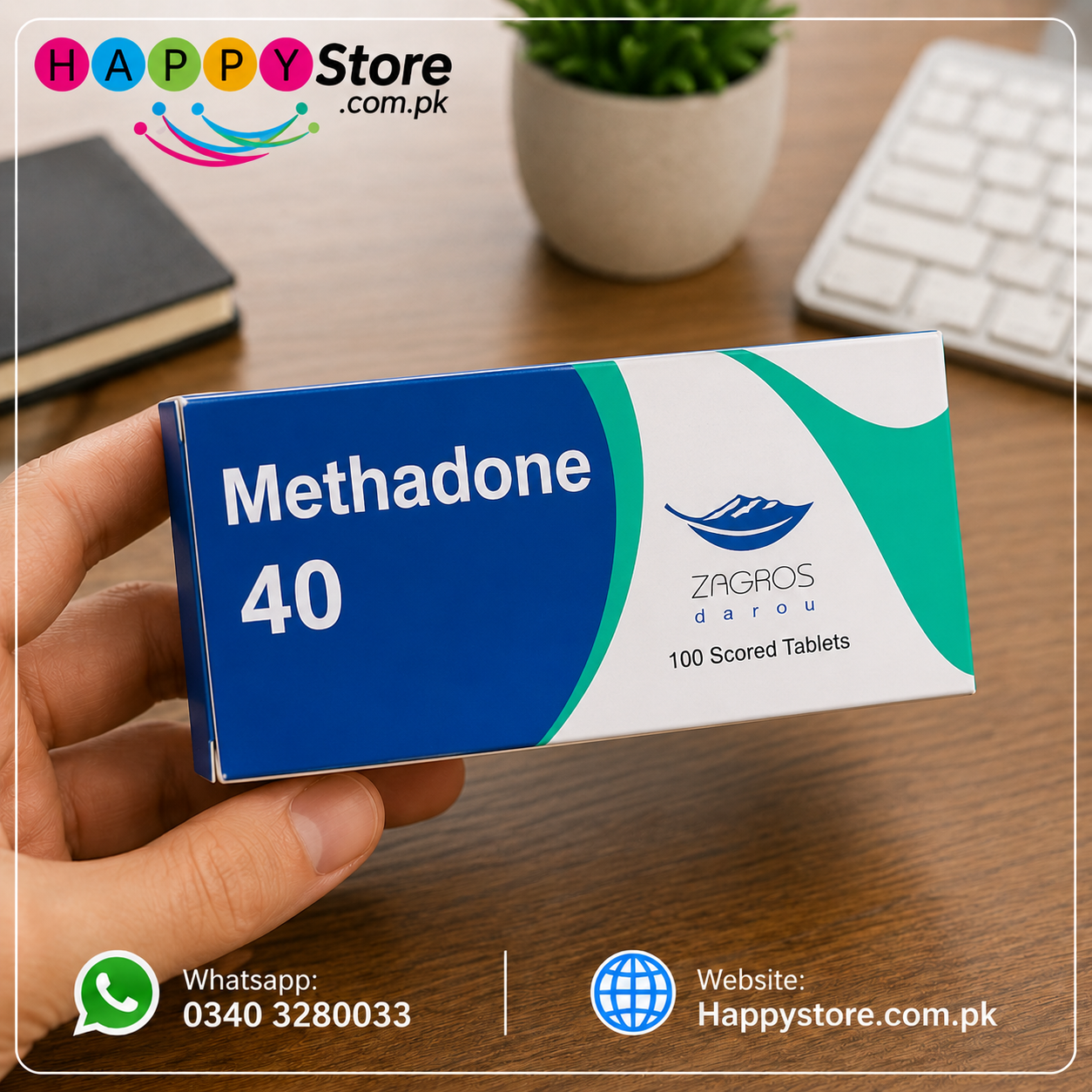 Zagros Darou Methadone 40mg Tablet In Pakistan