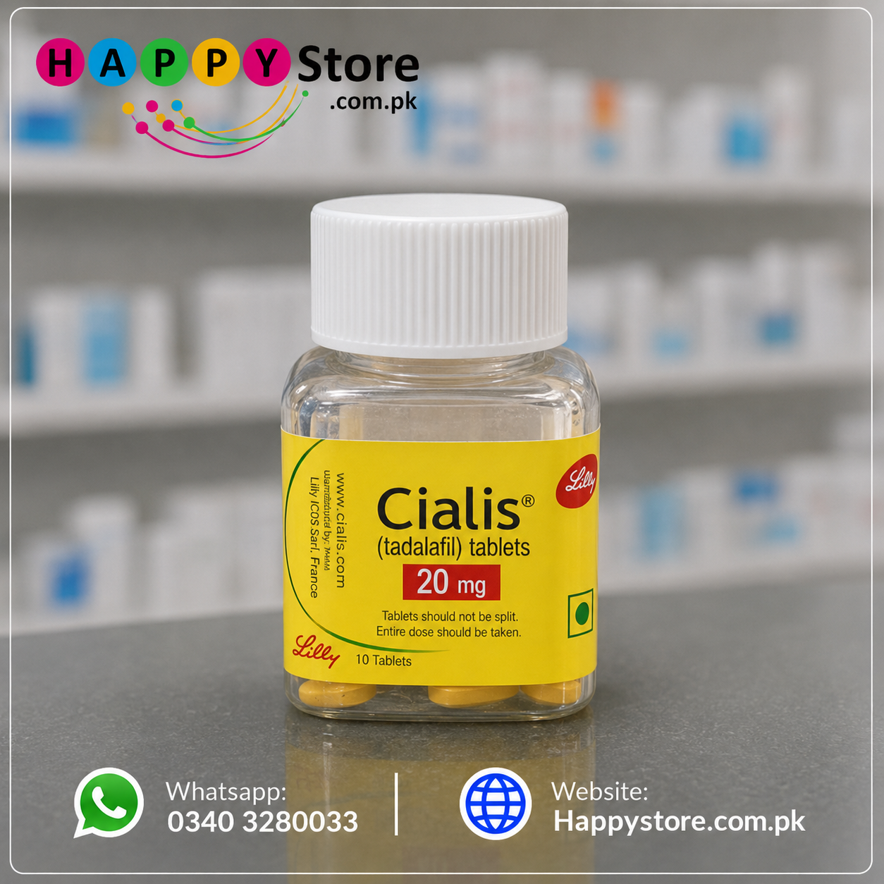Cialis Tadalafil 20mg 10 Tablets In Pakistan