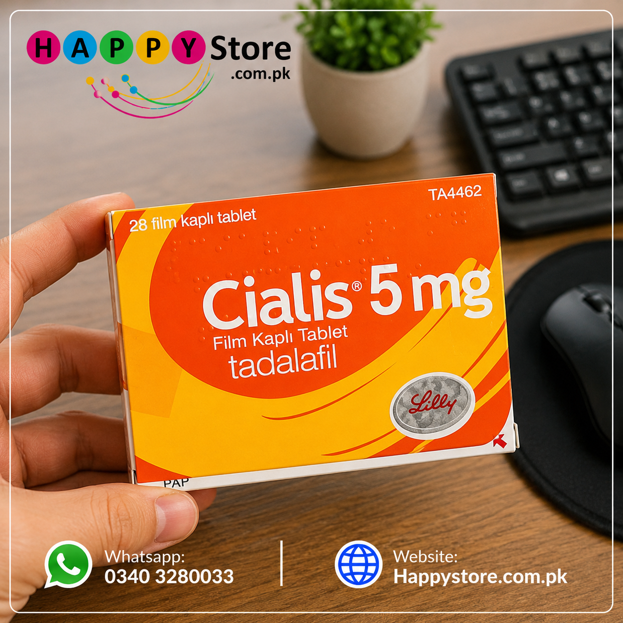Cialis 5 mg 28 Film Kapli Tablet In Pakistan