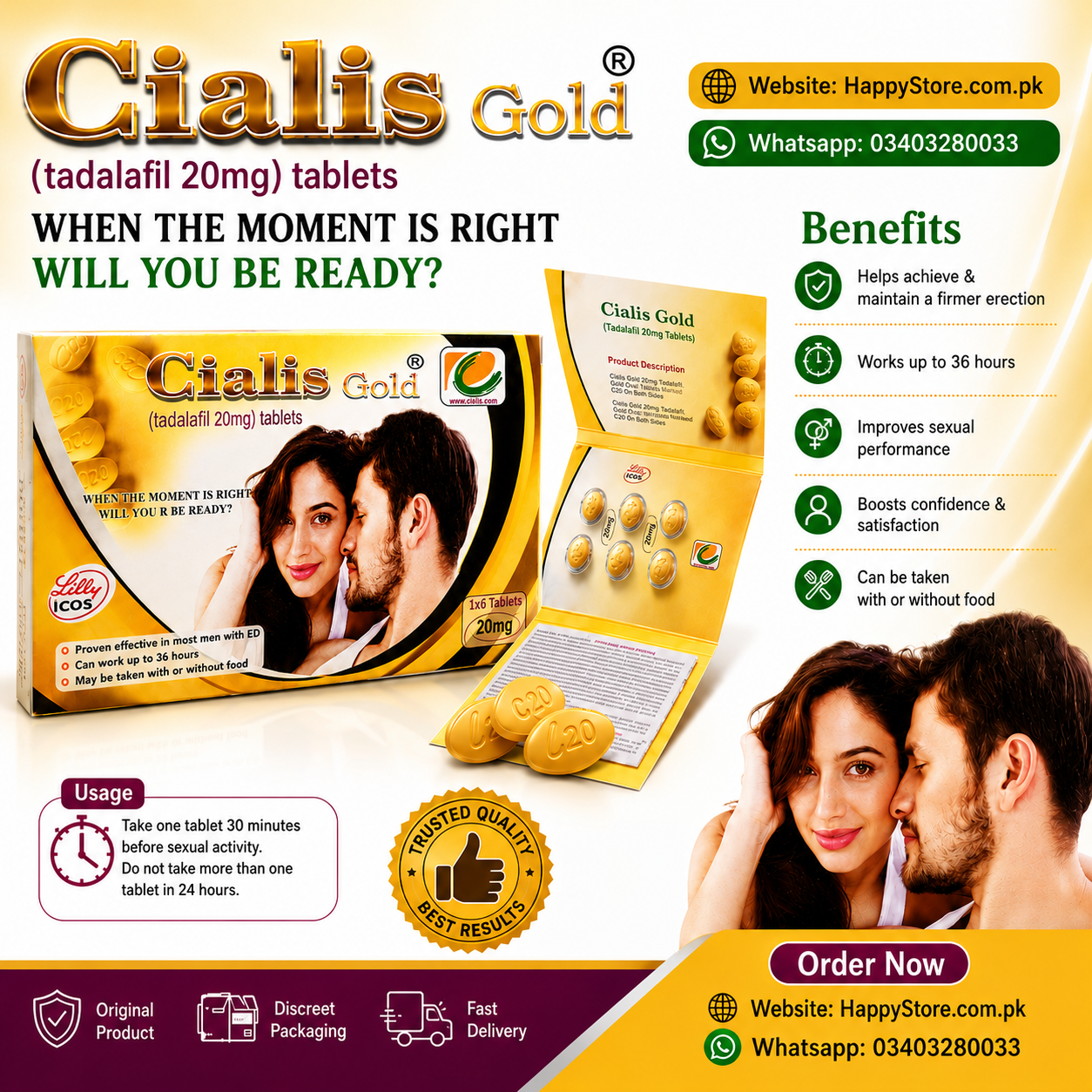 Cialis Gold 20mg Tablets Price In Pakistan