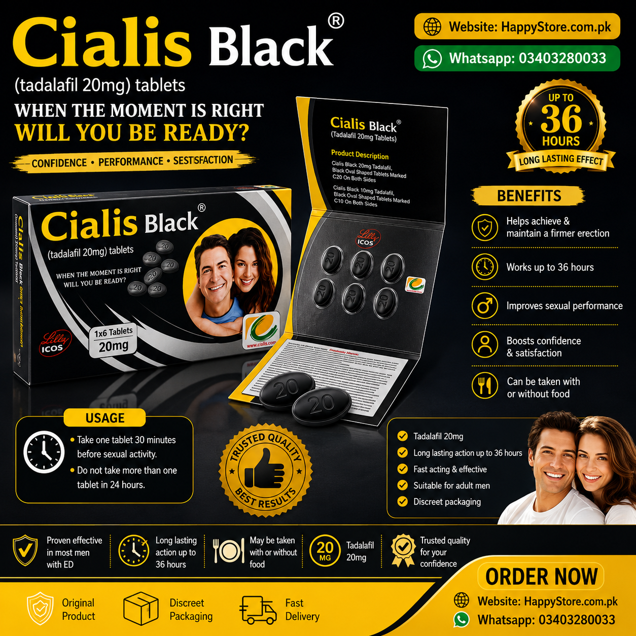 Cialis Black 20mg Tablets Price In Pakistan