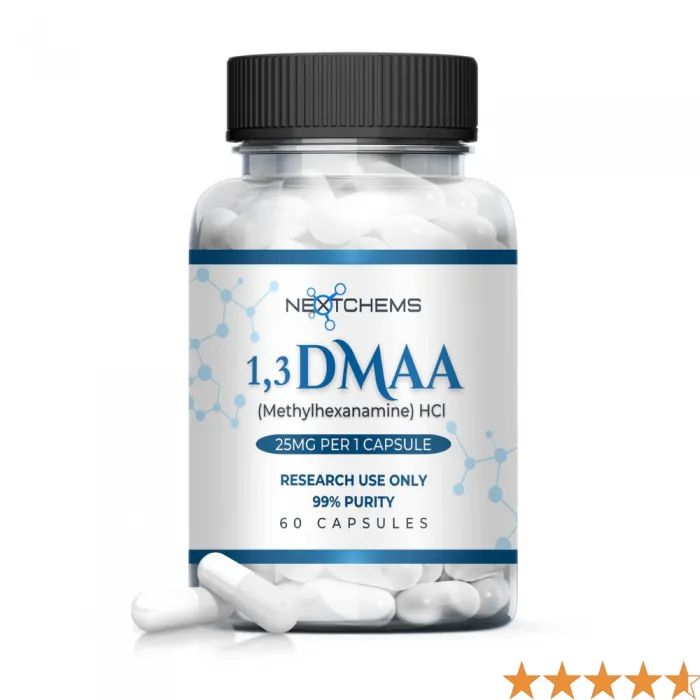 1,3-DMAA (Methylhexanamine) HCl 25mg/60caps In Pakistan