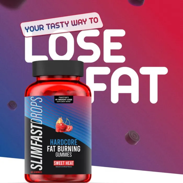 Slim Fast Drops Hardcore Fat Burning Gummies In Pakistan