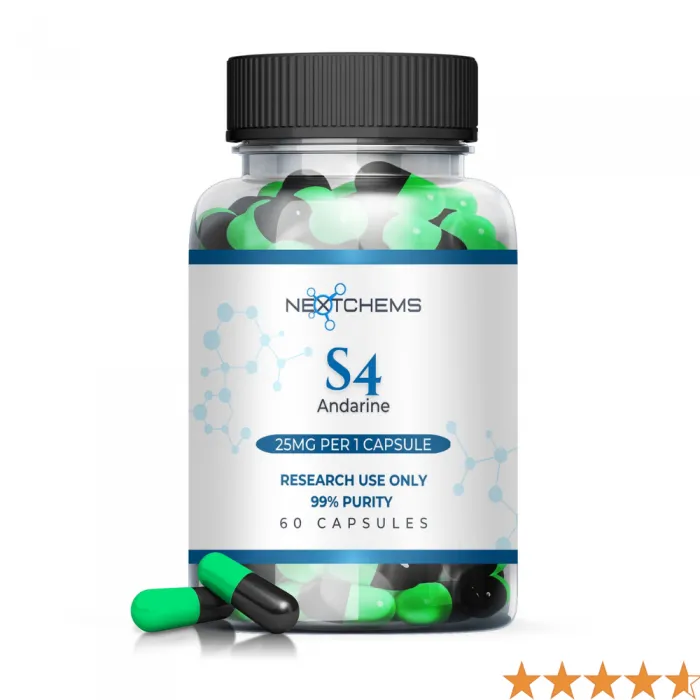 S4 (Andarine), 25mg – 60 capsules In Pakistan